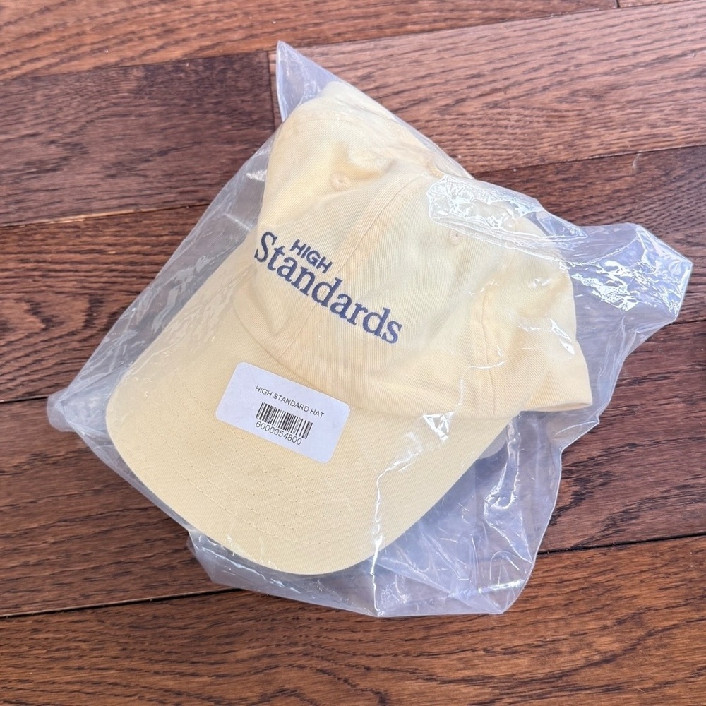 Ritual High Standards Dad Hat – Butter Yellow Cotton Adjustable Baseball Cap NEW - Picture 2 of 7